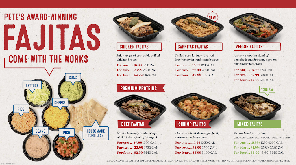 Fajita Petes - Lakewood | meal takeaway | 1920 Abrams Pkwy, Dallas, TX 75214, USA | 9726777640 OR +1 972-677-7640