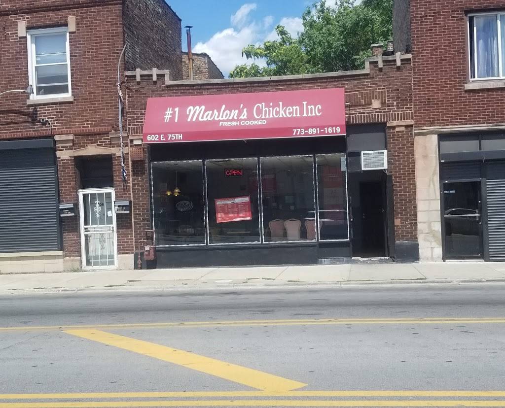 Marlons Chicken | restaurant | 602 E 75th St, Chicago, IL 60619, USA | 7738911619 OR +1 773-891-1619