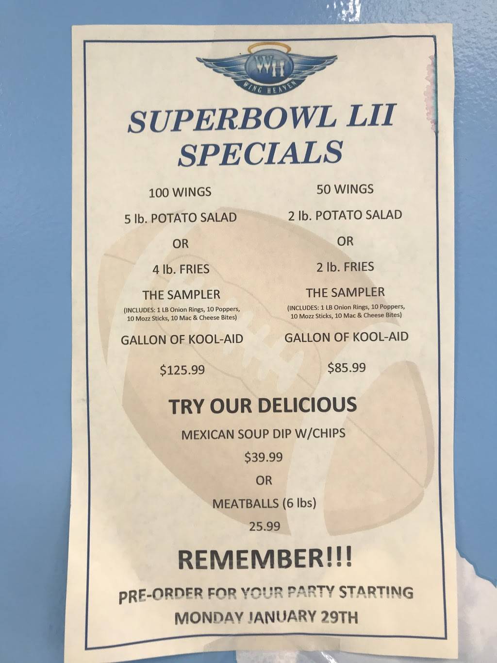 Wing Heaven | restaurant | 8979 Woodyard Rd, Clinton, MD 20735, USA | 3018776888 OR +1 301-877-6888