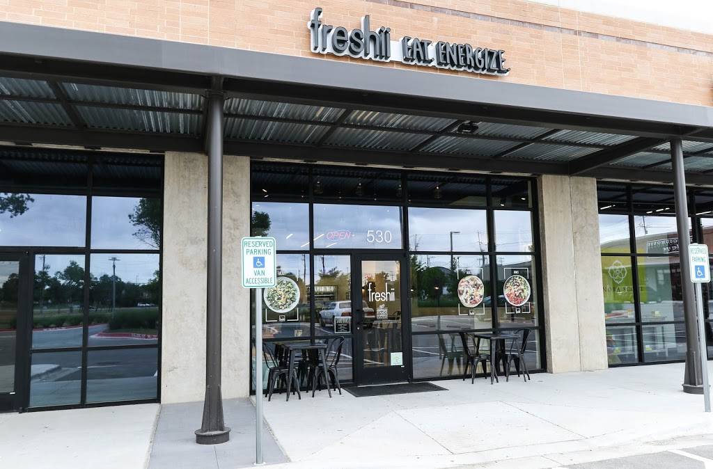 Freshii | restaurant | 1310 E Whitestone Blvd #530, Cedar Park, TX 78613, USA | 5122690641 OR +1 512-269-0641