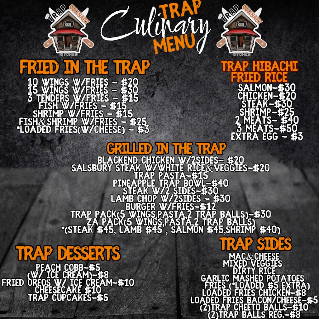 Trap Culinary Kitchen | restaurant | 12038 Veterans Memorial Dr, Houston, TX 77067, USA | 2816877138 OR +1 281-687-7138