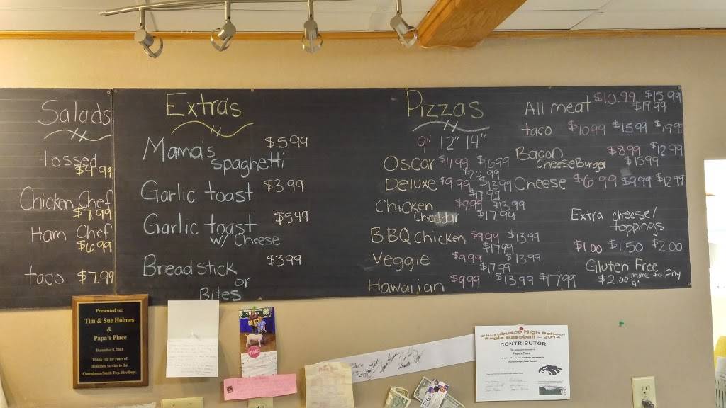 Papas Place Churubusco | meal delivery | 209 S Main St, Churubusco, IN 46723, USA | 2606931999 OR +1 260-693-1999