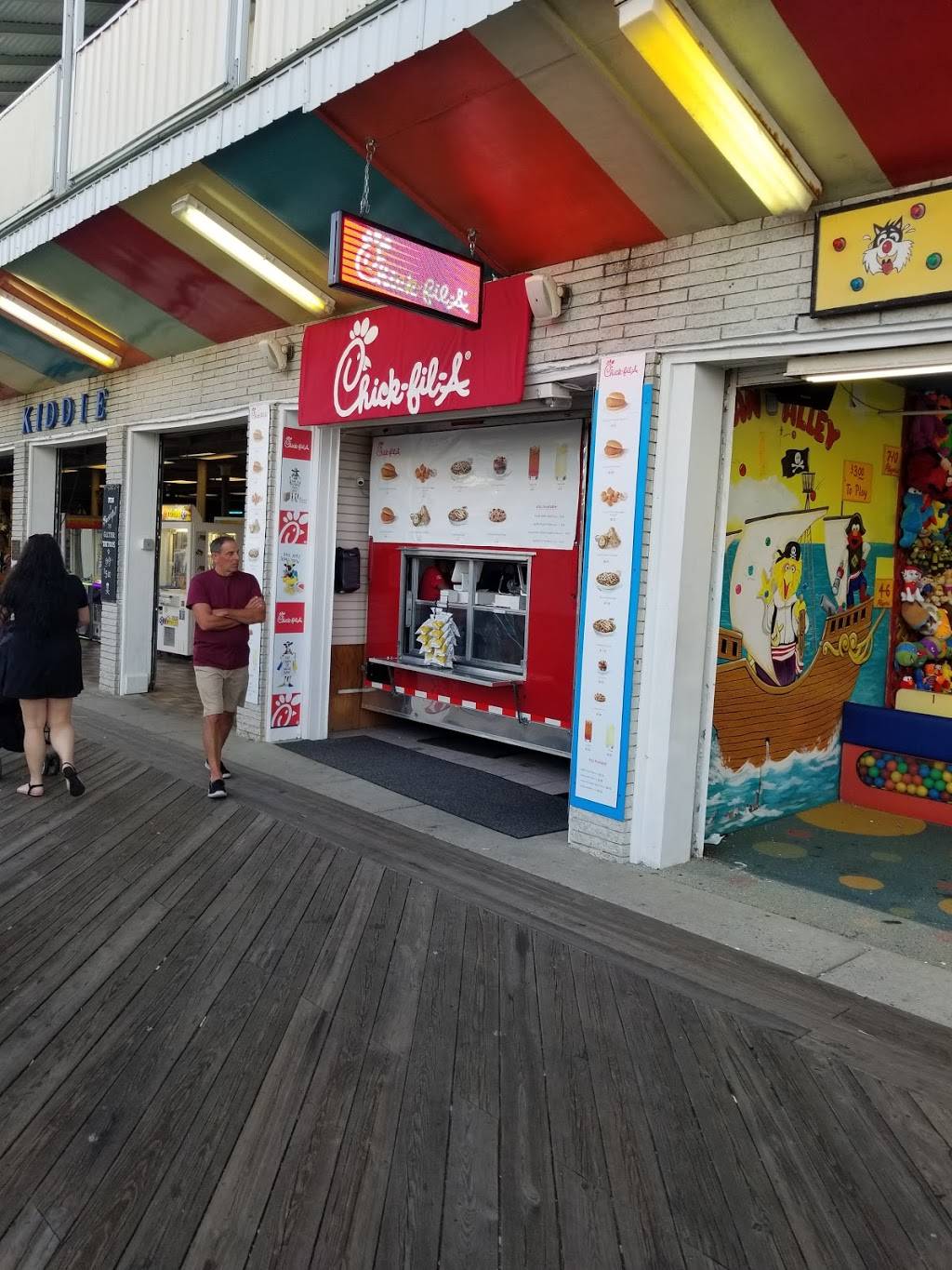 Chick-fil-A Boardwalk at Trimpers Rides | restaurant | 700 S Atlantic Ave, Ocean City, MD 21842, USA | 4102131825 OR +1 410-213-1825