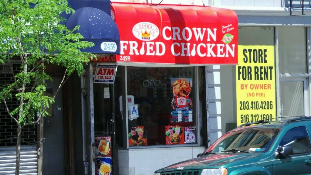 Crown Fried Chicken | meal takeaway | 2459 Frederick Douglass Blvd, New York, NY 10027, USA | 2124912724 OR +1 212-491-2724