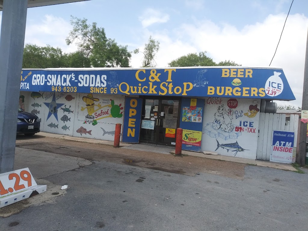 C & T Quik Stop And Mexican Food | restaurant | 801 TX-100, Port Isabel, TX 78578, USA | 9569436203 OR +1 956-943-6203