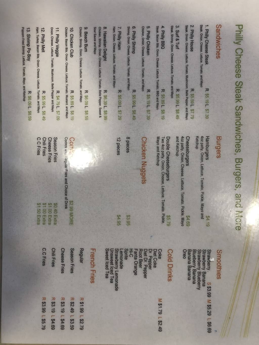 Philly Dat Up | restaurant | 2089 Caton St, New Orleans, LA 70122, USA | 5042662146 OR +1 504-266-2146