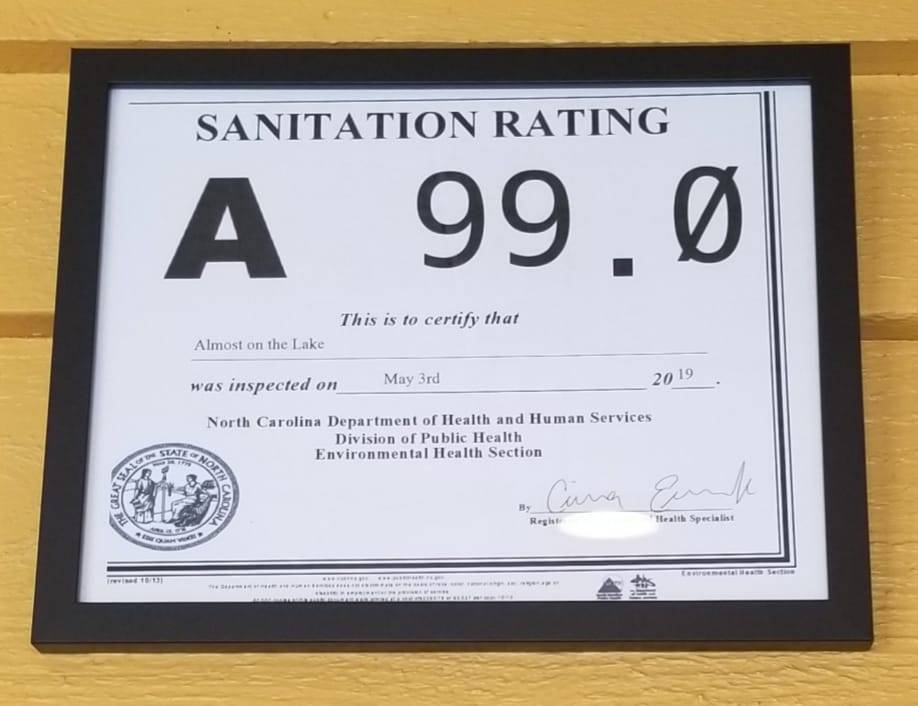 Almost on The Lake | restaurant | 3600 W, NC-268, Wilkesboro, NC 28697, USA | 3369215253 OR +1 336-921-5253