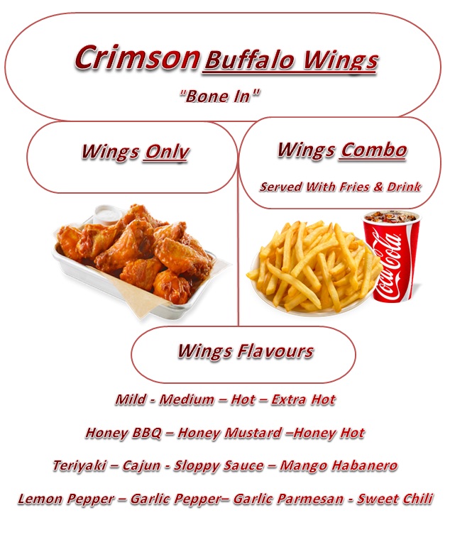 Crimson Wings | restaurant | 702 Skyland Blvd E, Tuscaloosa, AL 35405, USA | 2052012606 OR +1 205-201-2606
