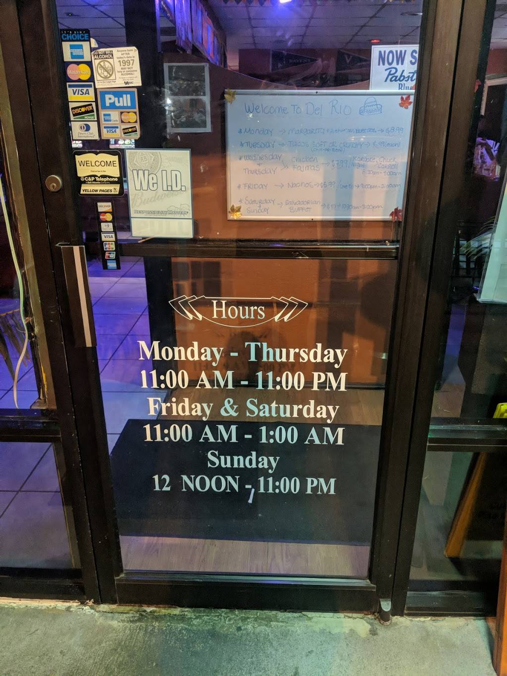 Del Rio Mexican Restaurant | restaurant | 2968, 356 Fairfax Pike, Stephens City, VA 22655, USA | 5408680111 OR +1 540-868-0111