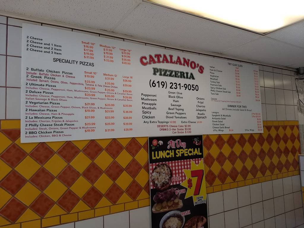 Catalanos Pizzeria | meal delivery | 3002 Imperial Ave, San Diego, CA 92102, USA | 6192319050 OR +1 619-231-9050