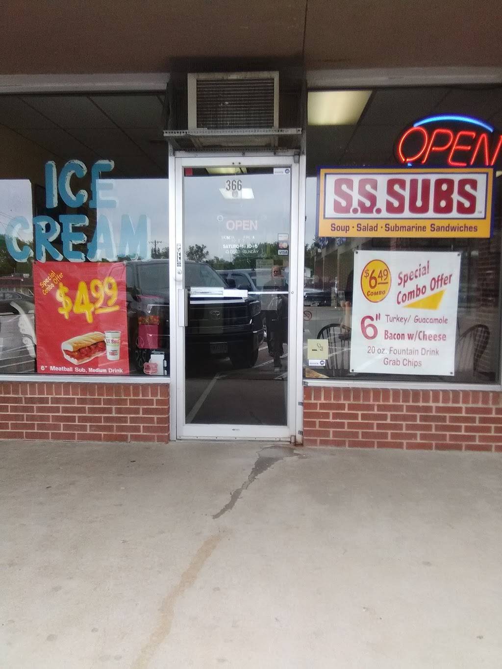 S S Subs | restaurant | 366 Main St, Colorado Springs, CO 80911, USA | 7193928658 OR +1 719-392-8658