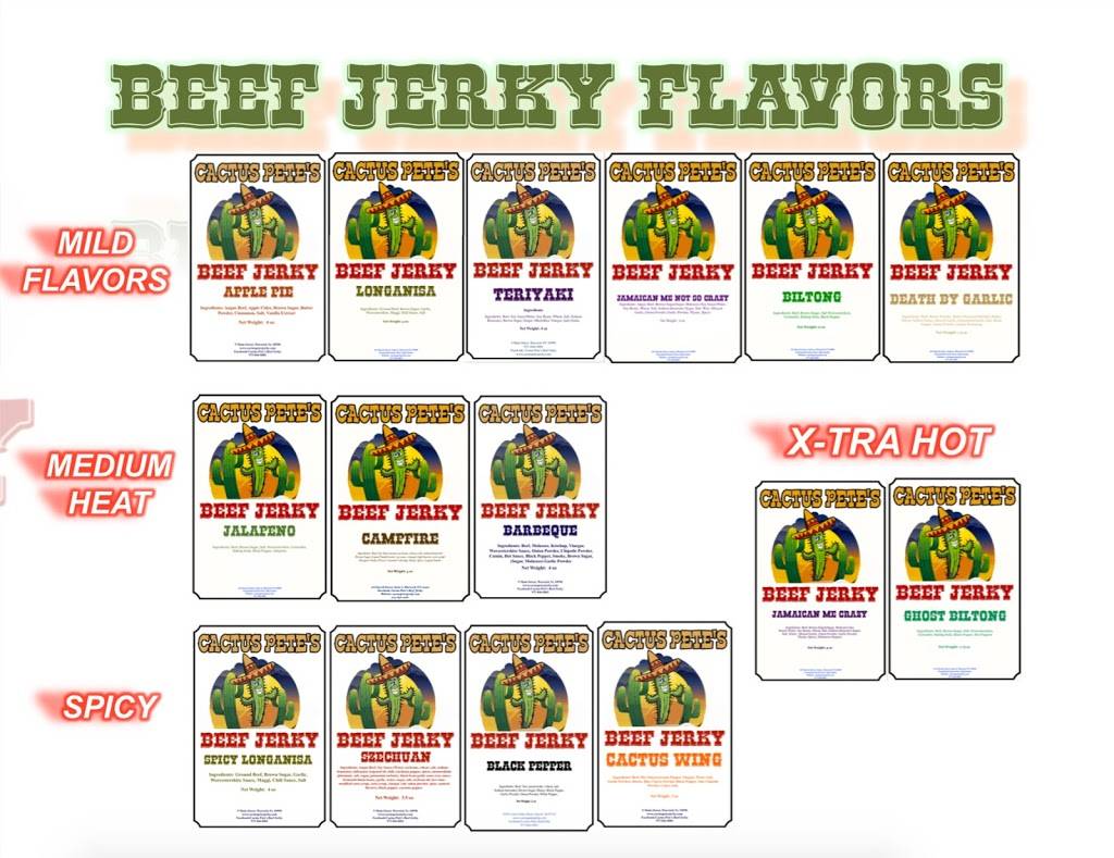 Cactus Petes Beef Jerky | meal takeaway | 9 Main St, Warwick, NY 10990, USA | 9738460081 OR +1 973-846-0081