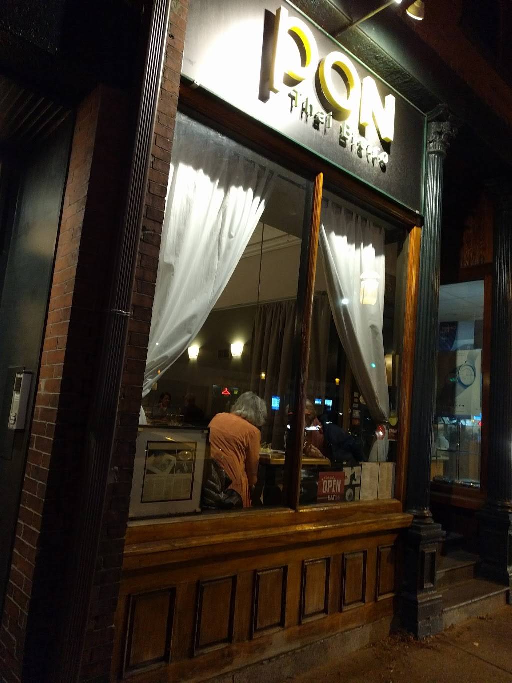 Pon Thai Bistro | restaurant | 213 Washington St, Brookline, MA 02445, USA | 6176083593 OR +1 617-608-3593