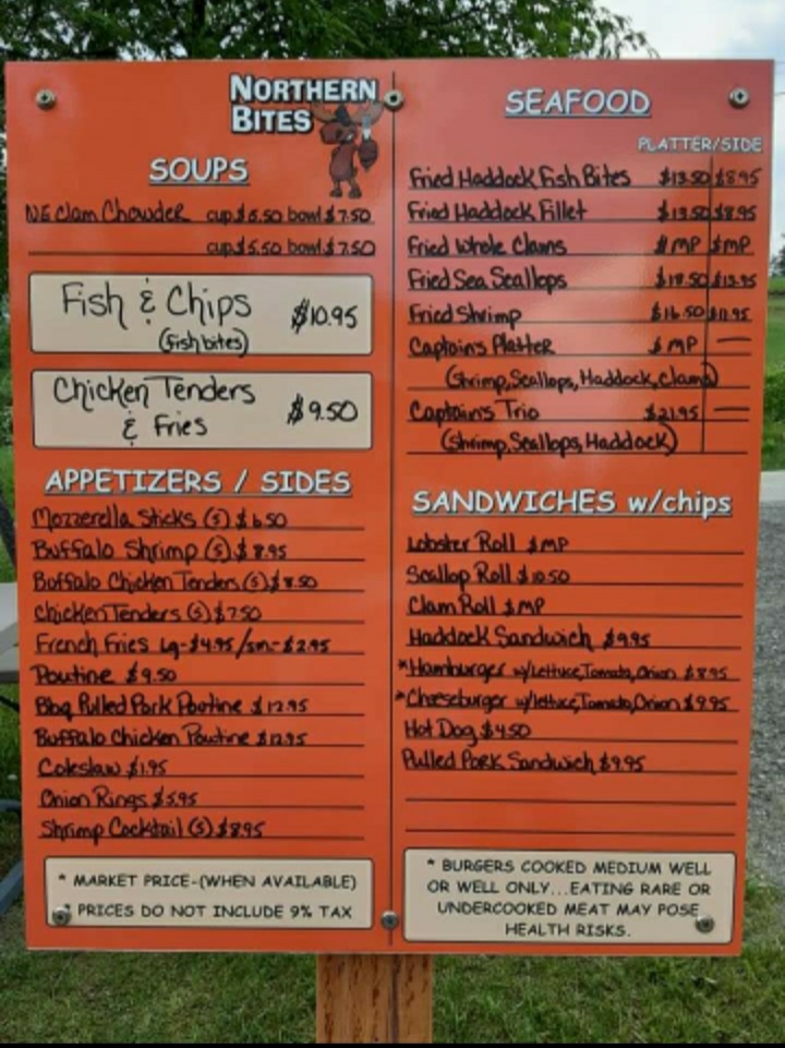 Northern Bites | restaurant | 393 Fish Hatchery Rd, Colebrook, NH 03576, USA | 6032372722 OR +1 603-237-2722