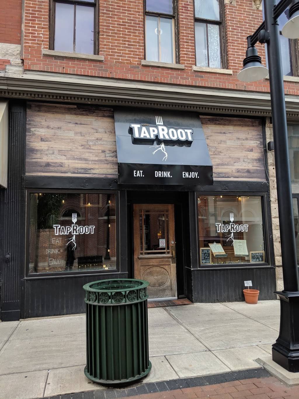 TapRoot | restaurant | 170 N Merchant St, Decatur, IL 62523, USA | 2173306365 OR +1 217-330-6365