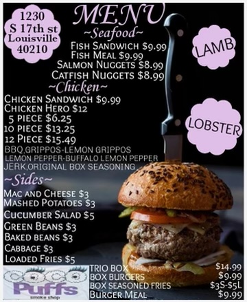 Coco puffs smoke shop | restaurant | 1230 S 17th St, Louisville, KY 40210, USA | 5022029894 OR +1 502-202-9894