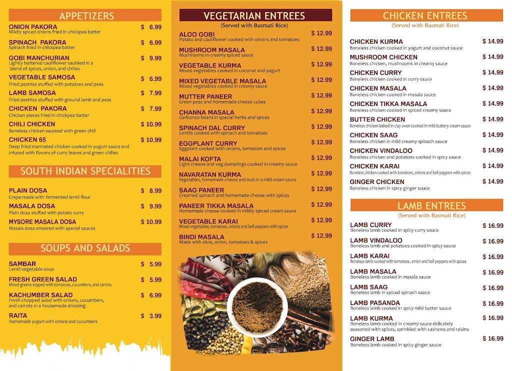 Masala Indian Cuisine | restaurant | 11219 E Vía Linda Suite D1, Scottsdale, AZ 85259, USA | 4805792000 OR +1 480-579-2000