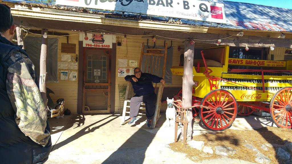 Heavys Barbeque | restaurant | 2288 Sparta Rd SE, Crawfordville, GA 30631, USA | 7064562445 OR +1 706-456-2445