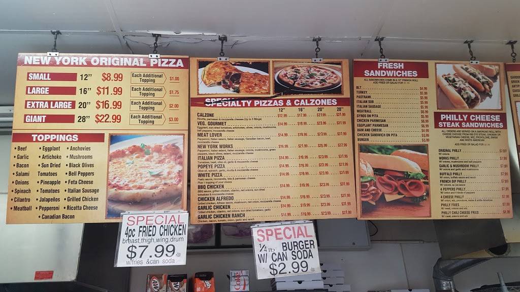 Giant New York Pizza | meal delivery | 3704 Voltaire St, San Diego, CA 92107, USA | 6195231112 OR +1 619-523-1112