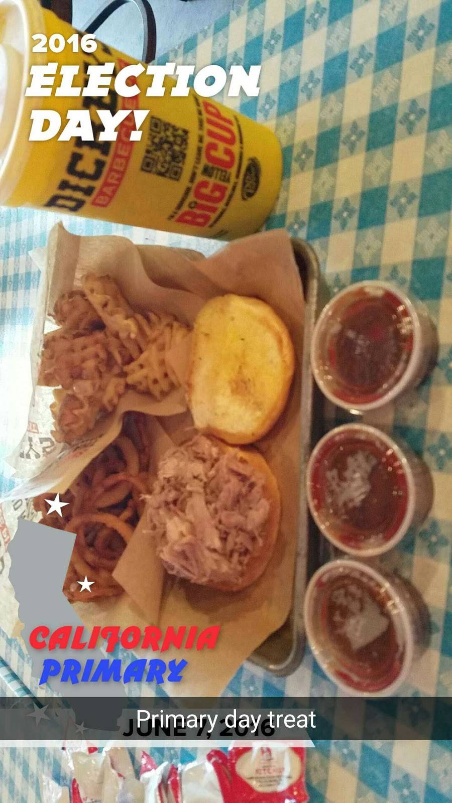 Dickeys Barbecue Pit | restaurant | 763 Center Dr Suite 103, San Marcos, CA 92069, USA | 7607388900 OR +1 760-738-8900