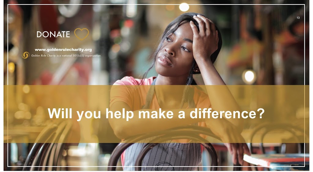 Golden Rule Charity | restaurant | 4640 Cass St #99927, San Diego, CA 92109, USA | 3104006781 OR +1 310-400-6781