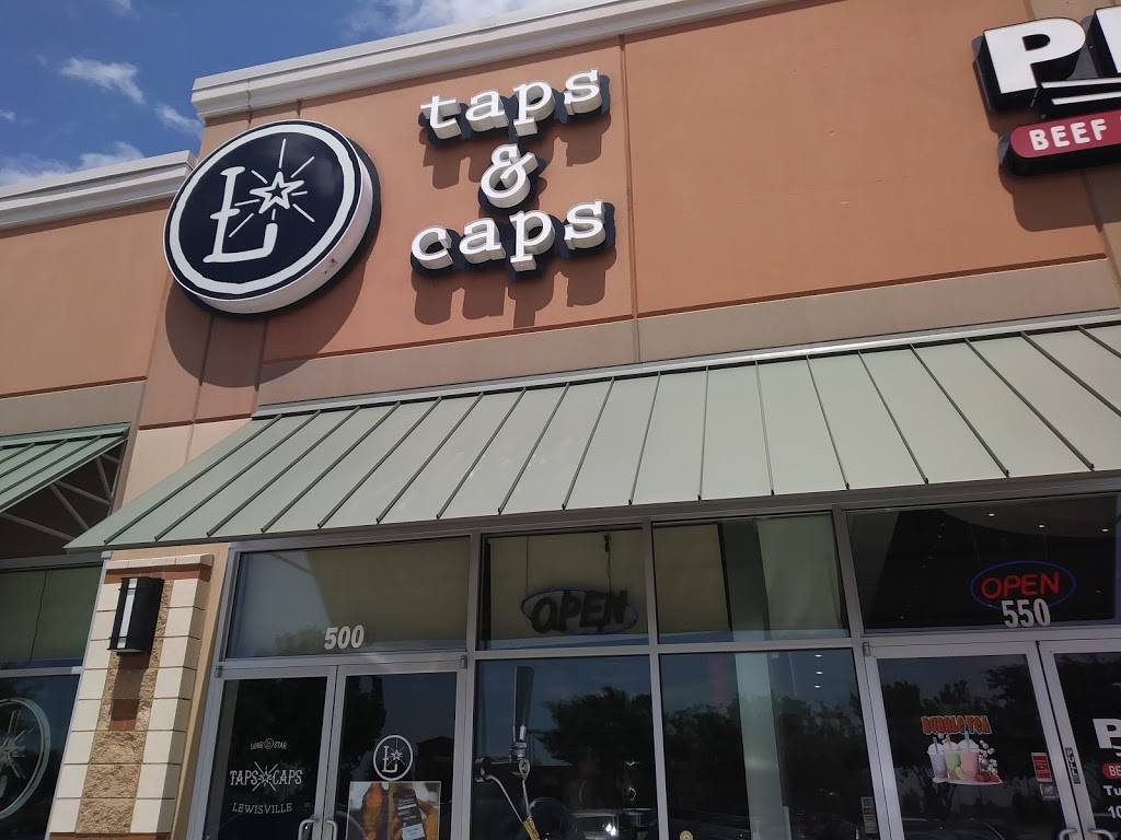 Lone Star Taps & Caps | restaurant | 4740 TX-121 #500, Lewisville, TX 75056, USA | 2146188305 OR +1 214-618-8305