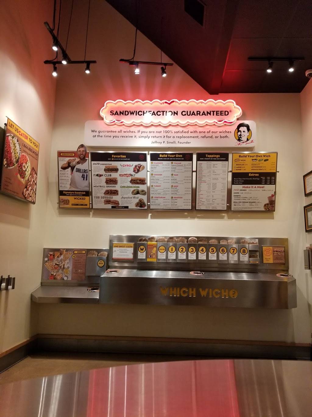 Which Wich Superior Sandwiches | restaurant | 5610 Lemmon Ave. B2, Dallas, TX 75209, USA | 2142199424 OR +1 214-219-9424