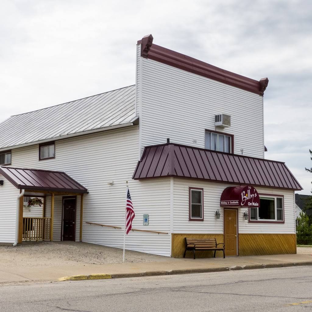 Billys on Main | restaurant | 742 Main St, Luxemburg, WI 54217, USA | 9208452505 OR +1 920-845-2505