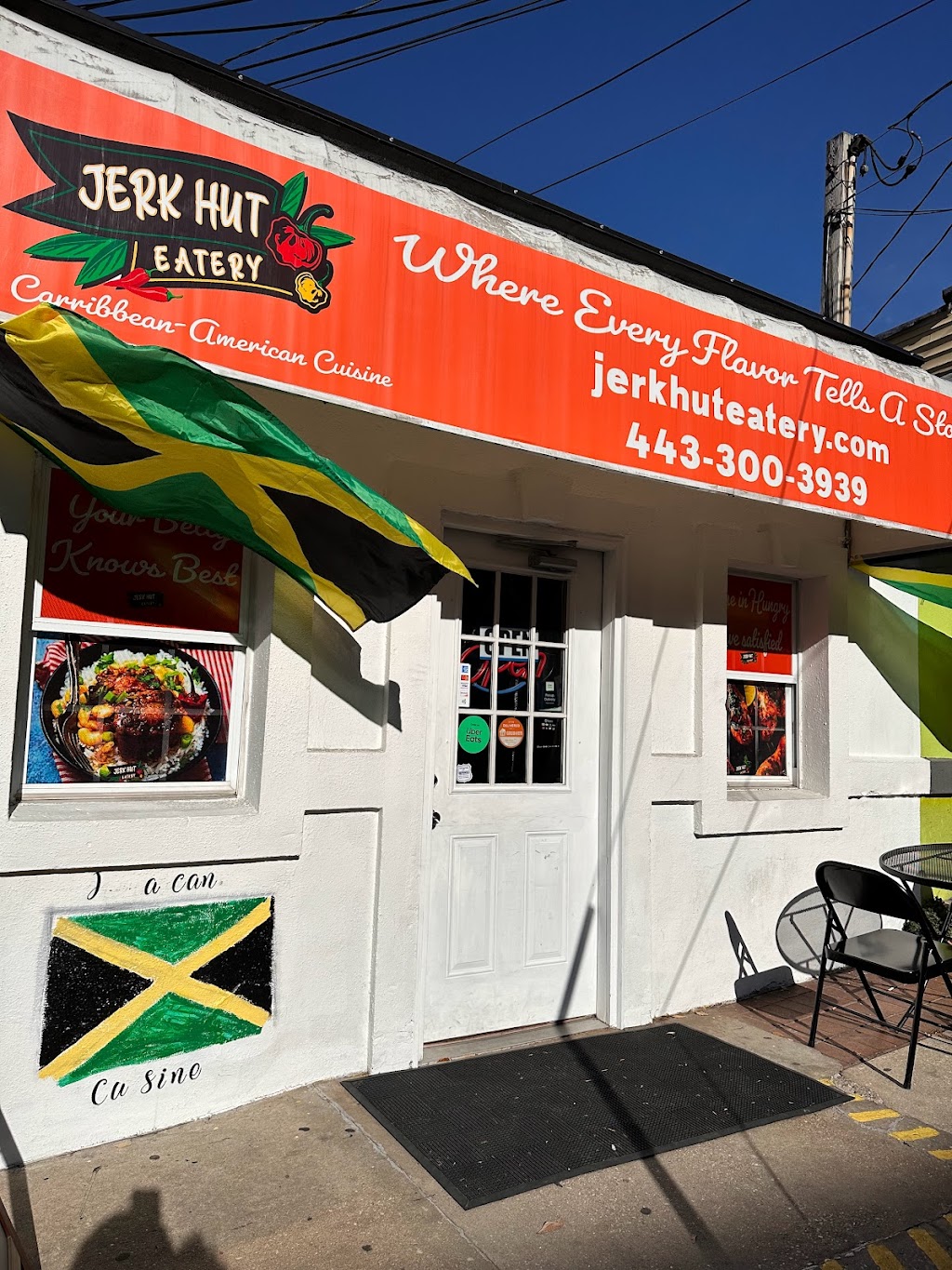 Jerk Hut Eatery | restaurant | 7 E Chesapeake Ave, Towson, MD 21286, USA | 4433003939 OR +1 443-300-3939