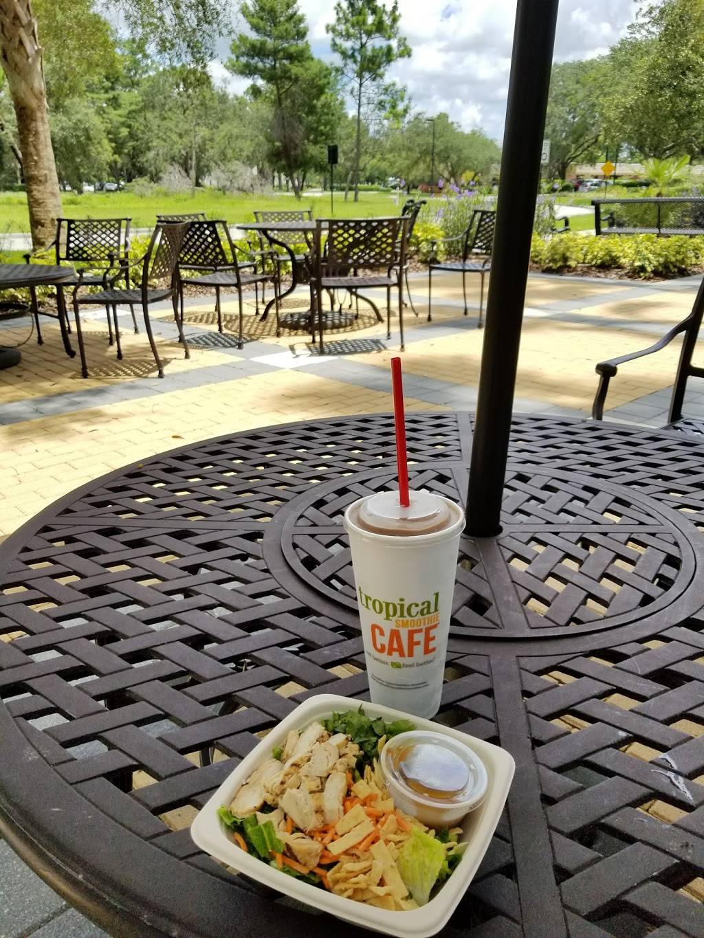 Tropical Smoothie Cafe | restaurant | 12201 Research Pkwy #199, Orlando, FL 32826, USA | 4076014220 OR +1 407-601-4220