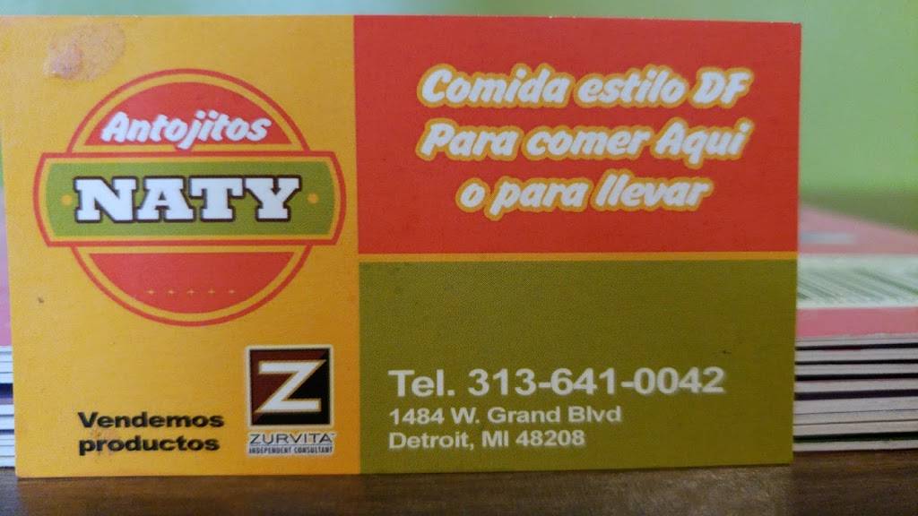Antojitos Naty | restaurant | 1484 W Grand Blvd, Detroit, MI 48208, USA | 3132644508 OR +1 313-264-4508