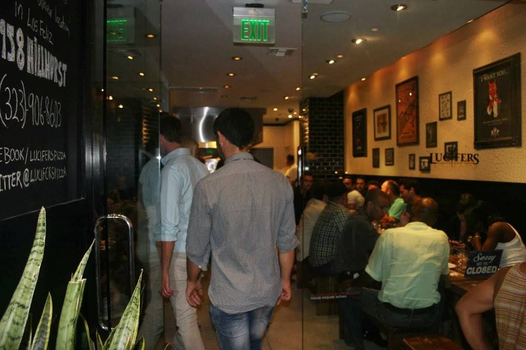 Lucifers Pizza | restaurant | 7123 Melrose Ave, Los Angeles, CA 90046, USA | 3239068603 OR +1 323-906-8603