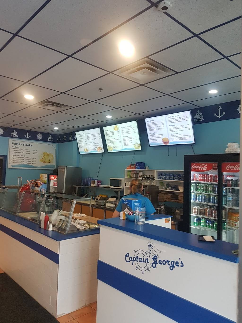 Captain Georges Fish & Chips | restaurant | 237 Mapleview Dr E #6, Barrie, ON L4N 0W5, Canada | 7055030088 OR +1 705-503-0088