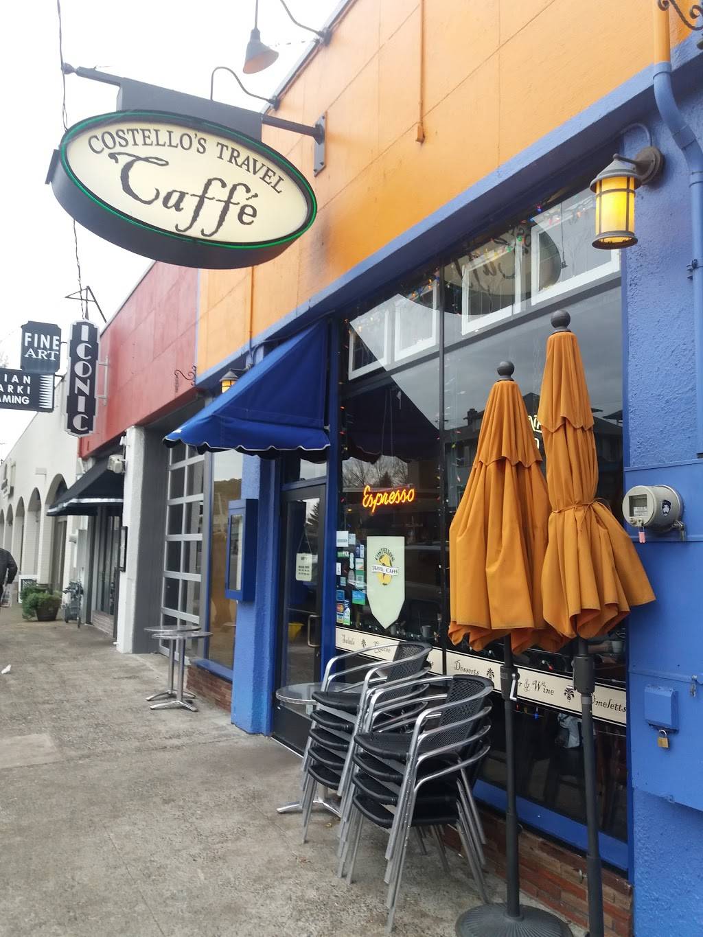 Costellos Travel Caffe | cafe | 2222 NE Broadway St, Portland, OR 97232, USA | 5032870270 OR +1 503-287-0270