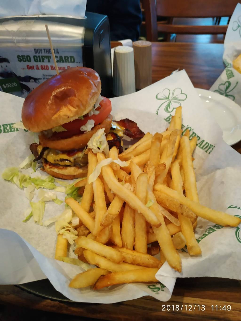 Beef O Bradys | restaurant | 6340 Scioto Darby Rd, Hilliard, OH 43026, USA | 6145299464 OR +1 614-529-9464