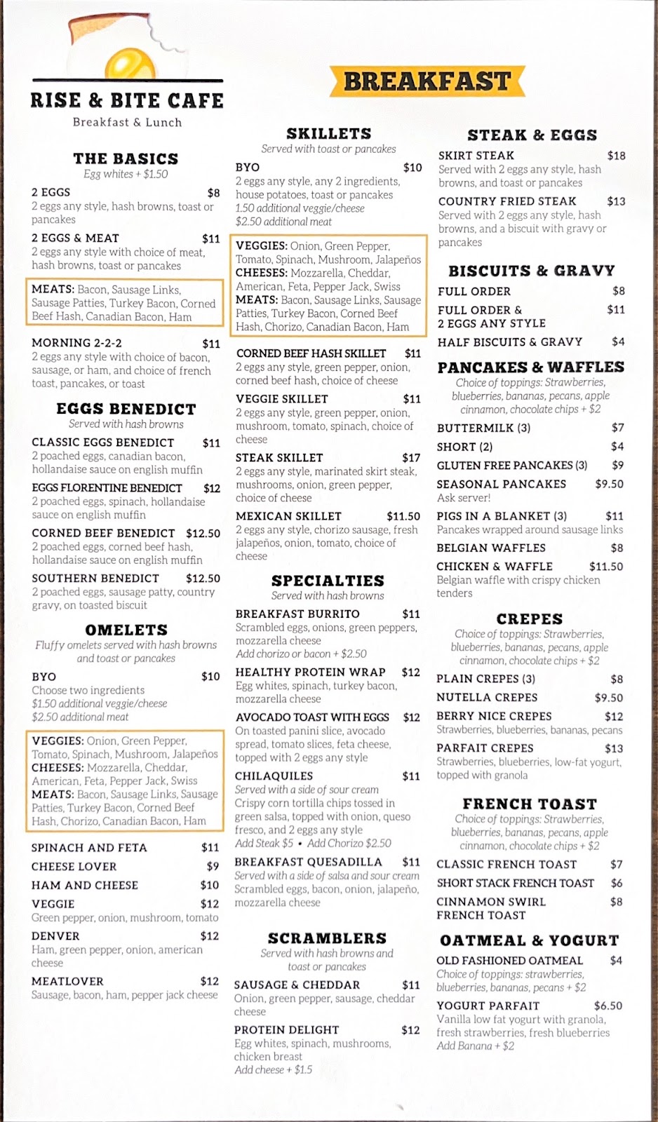 Rise & Bite Cafe | restaurant | 1021 W Ogden Ave, Naperville, IL 60563, USA | 3317017170 OR +1 331-701-7170