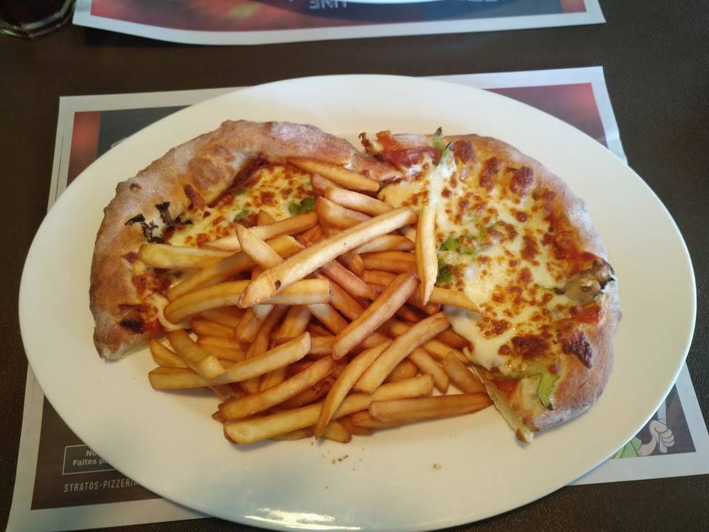 Stratos Pizzeria | restaurant | 1914 Rue Notre Dame, LAncienne-Lorette, QC G2E 4T2, Canada | 4188712222 OR +1 418-871-2222