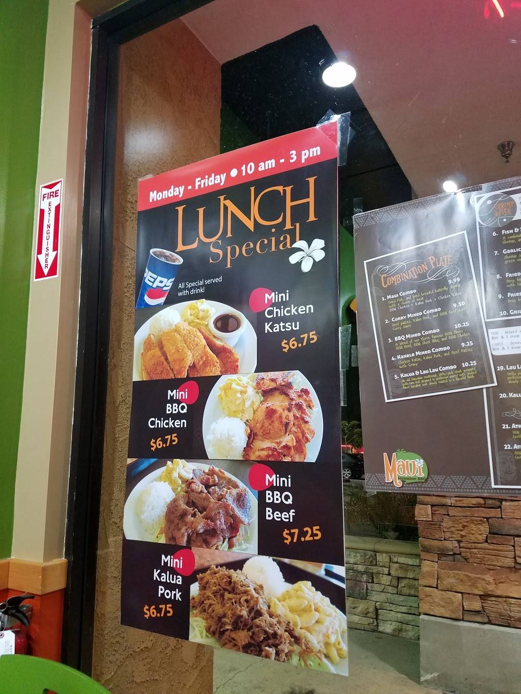 Maui Hawaiian Barbeque | restaurant | 2455 Vista Way D, Oceanside, CA 92054, USA | 7607228383 OR +1 760-722-8383