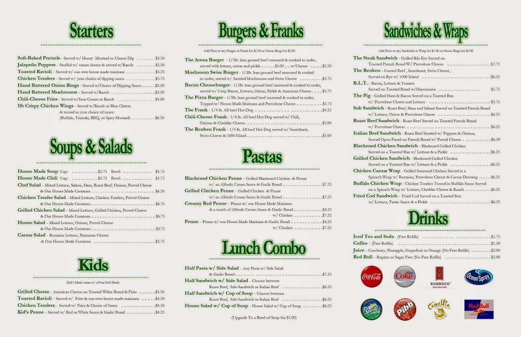 Arena Bar & Grill | restaurant | 5760 W Park Ave, St. Louis, MO 63110, USA | 3146467171 OR +1 314-646-7171