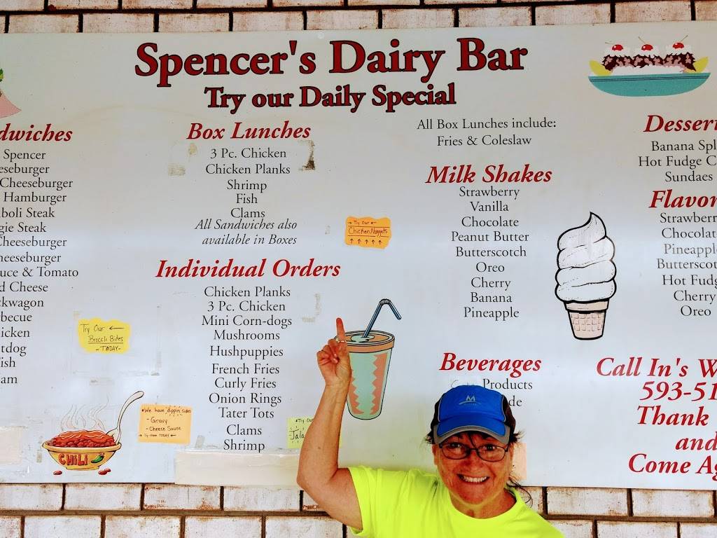 Spencers Dairy Bar | restaurant | Spencer S Dairy Bar, Booneville, KY 41314, USA | 6065935152 OR +1 606-593-5152