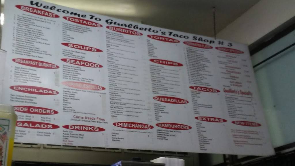 Gualbertos Taco Shop | restaurant | 6215 Imperial Ave, San Diego, CA 92114, USA | 6192644056 OR +1 619-264-4056