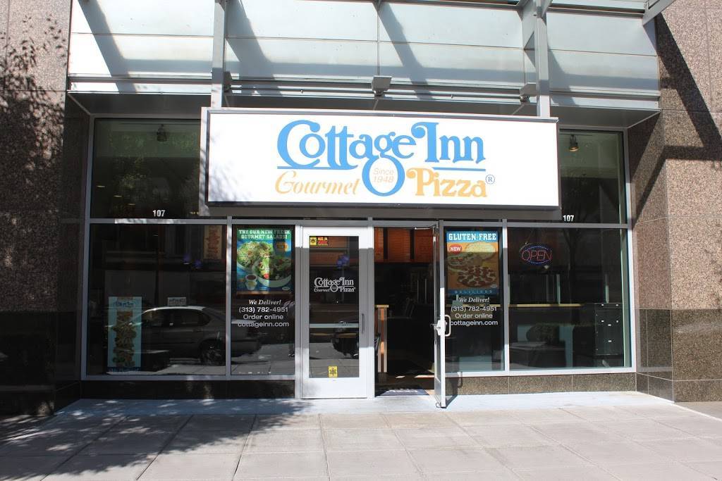 Cottage Inn Pizza | restaurant | 107 Monroe St, Detroit, MI 48226, USA | 3137824951 OR +1 313-782-4951