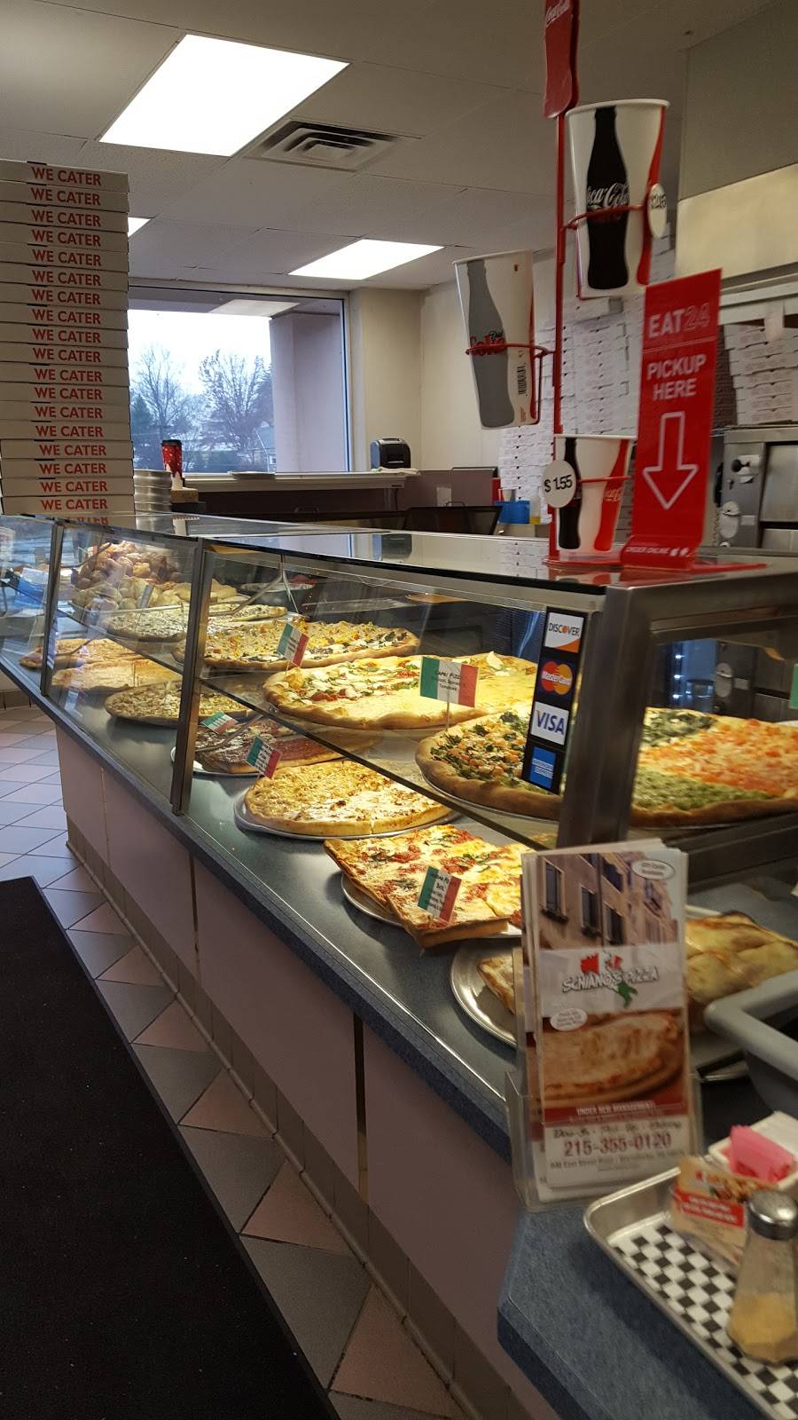 Schianos Pizza Restaurant | restaurant | 846 E Street Rd, Warminster, PA 18974, USA | 2153550120 OR +1 215-355-0120