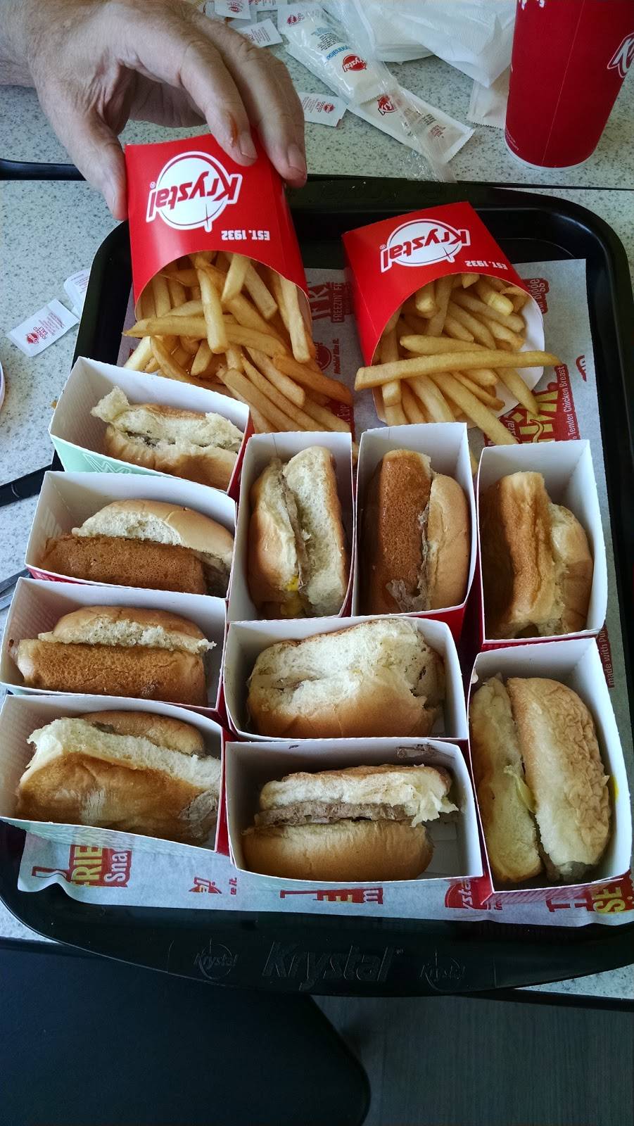 Krystal | meal takeaway | 2510 Keith St NW, Cleveland, TN 37311, USA | 4234792925 OR +1 423-479-2925