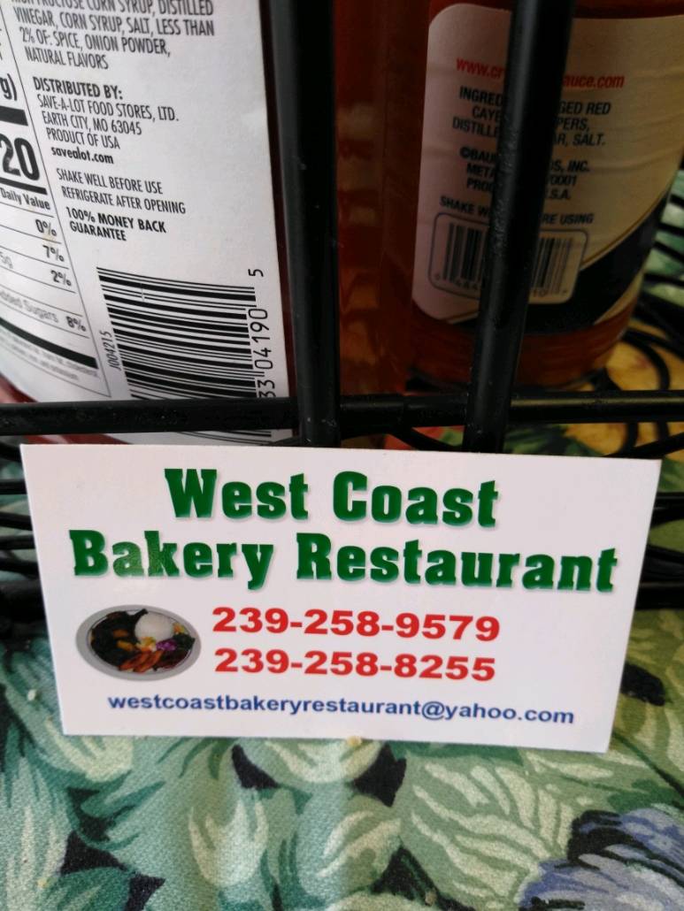 West Coast Bakery Restaurant | restaurant | 3777 Fowler St, Fort Myers, FL 33901, USA | 2392589579 OR +1 239-258-9579