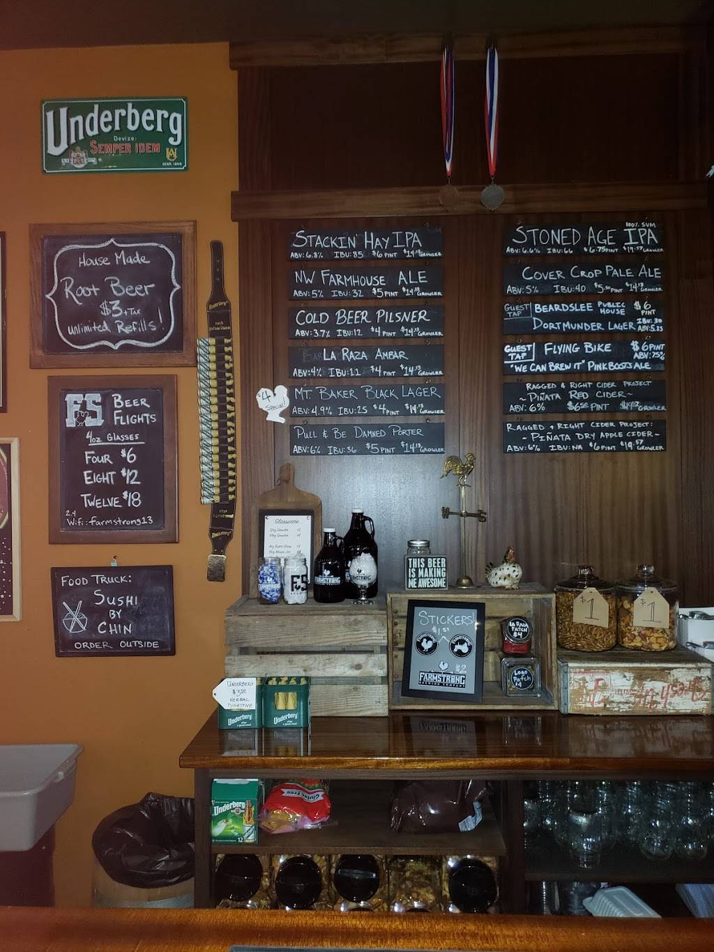 Farmstrong Brewing + Taproom | restaurant | 110 Stewart Rd, Mt Vernon, WA 98273, USA | 3608738852 OR +1 360-873-8852