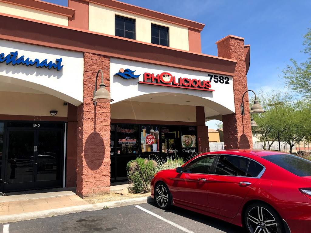 Pholicious | restaurant | 7582 W Cactus Rd # B5, Peoria, AZ 85381, USA | 6237732020 OR +1 623-773-2020
