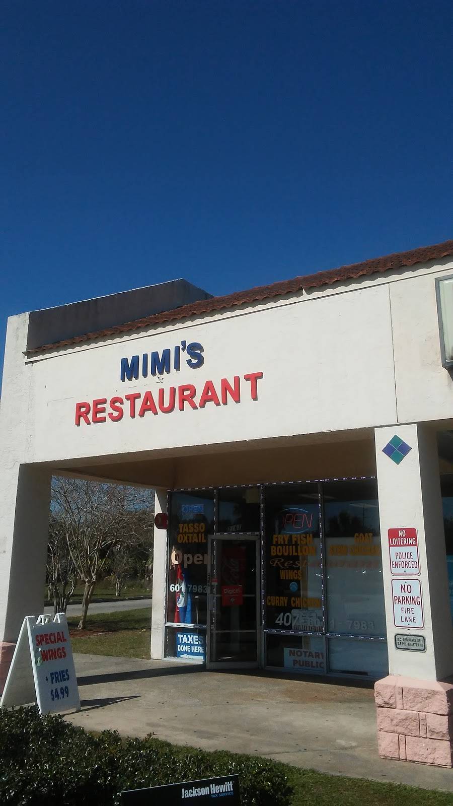 Mimis Restaurant | meal takeaway | 2161 Americana Blvd, Orlando, FL 32839, USA | 4076017983 OR +1 407-601-7983