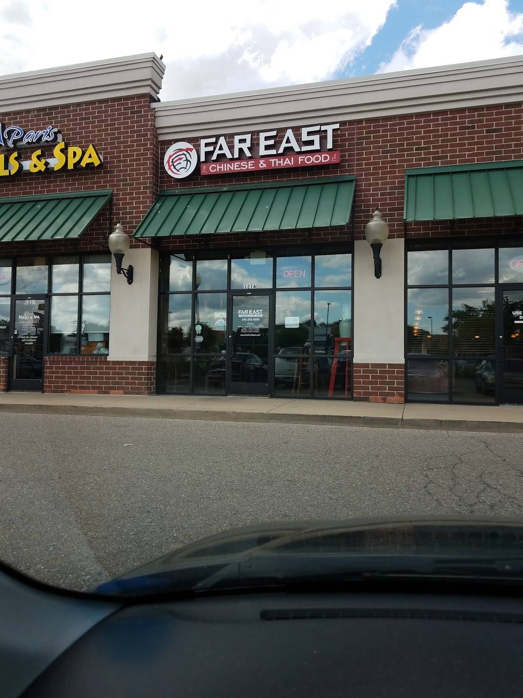 Far East Chinese and Thai Food | restaurant | 1216 W 14 Mile Rd, Clawson, MI 48017, USA | 2482888880 OR +1 248-288-8880