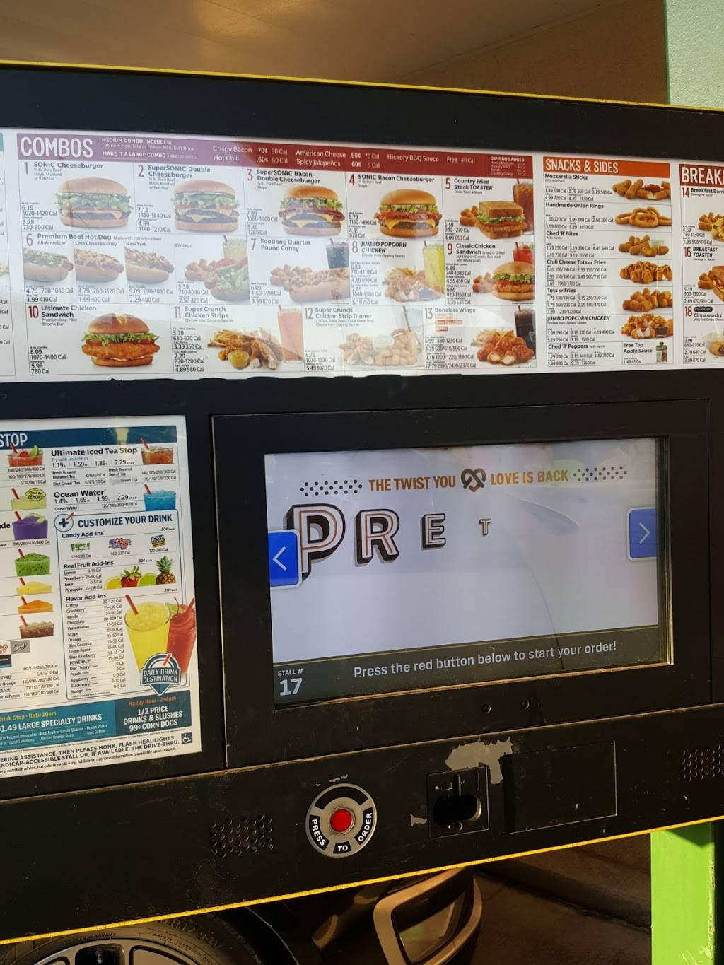 Sonic Drive-In | restaurant | 13535 W Maple St, Wichita, KS 67235, USA | 3167733795 OR +1 316-773-3795